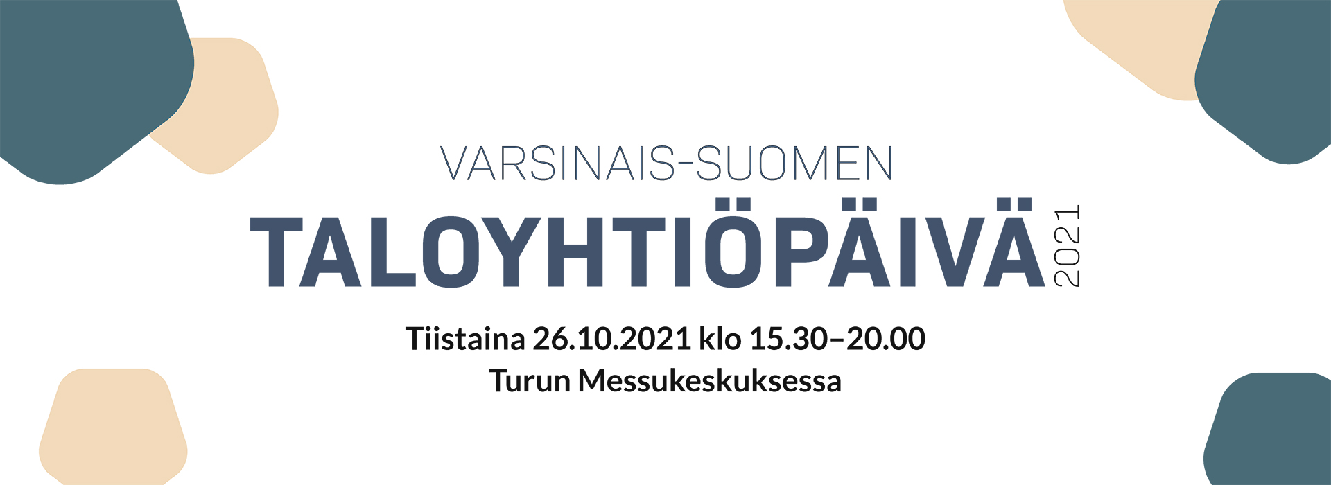 Monipuolista oppia tarjolla Varsinais-Suomen Taloyhtiöpäivässä 26.10.2021