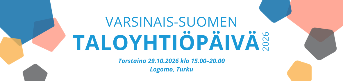 Monipuolista oppia tarjolla Varsinais-Suomen Taloyhtiöpäivässä 29.10.2026